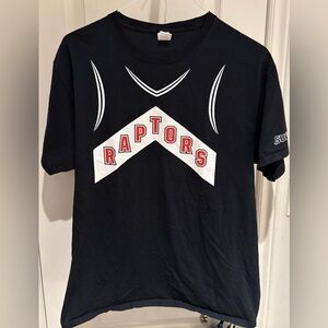 Toronto Raptors Mens Large Black Short Sleeves - Rare Subway Employee T-Shirt